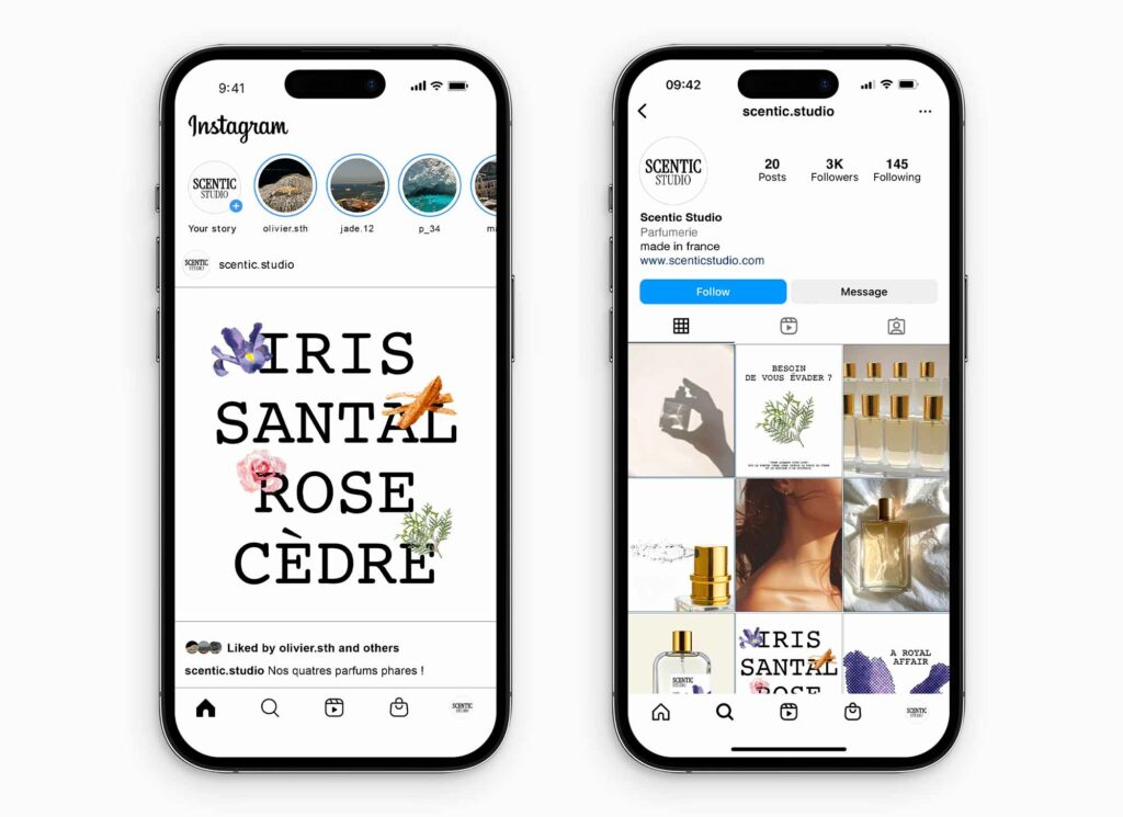 mise en situation de téléphones