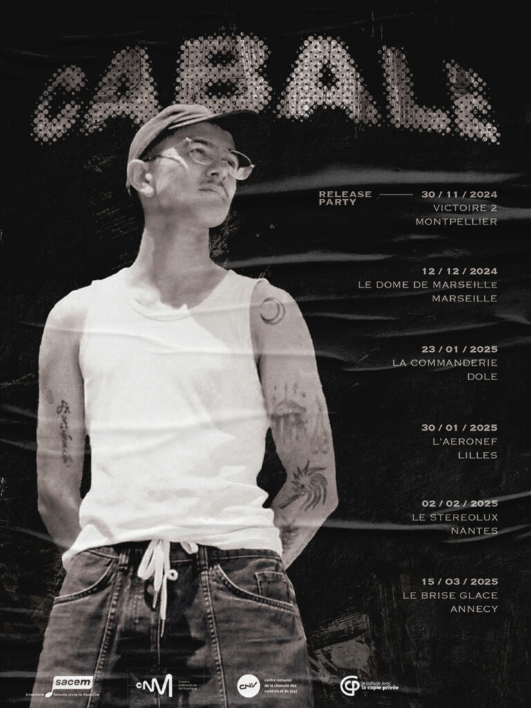 AFFICHE ANNONCE TOURNÉE DE CABALE