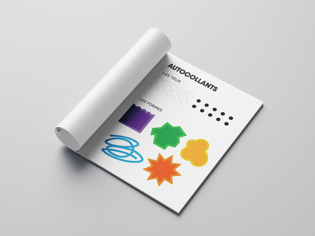 PAGE AUTOCOLLANTS DU CARNET D'ACTIVITÉ