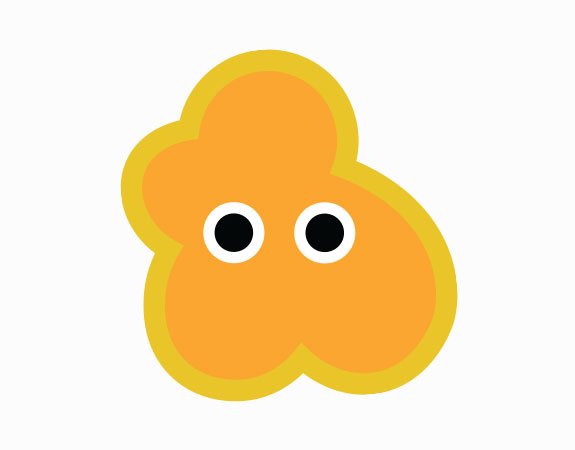 PERSONNAGE POPCORN QUI REPRÉSENTE LA SENSATION OLFACTIVE