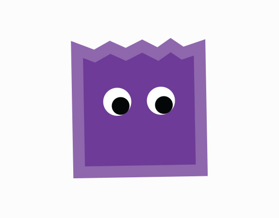 PERSONNAGE SOUS FORME DE SACHET DE SNACKS QUI REPRÉSENTE LA SENSATION GUSTATIVE